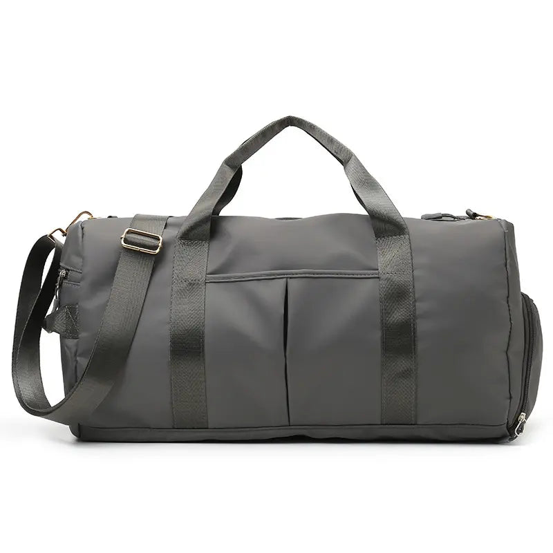 Unisex Waterproof Gym Bag, Casual Sports Bag with Shoe Compartment and Wet-Dry Separation, Ideal for Training, Swimming, Yoga and Weekend Travel