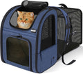 Cat Carrier Backpack Expandable, Cat Backpack with Breathable Window