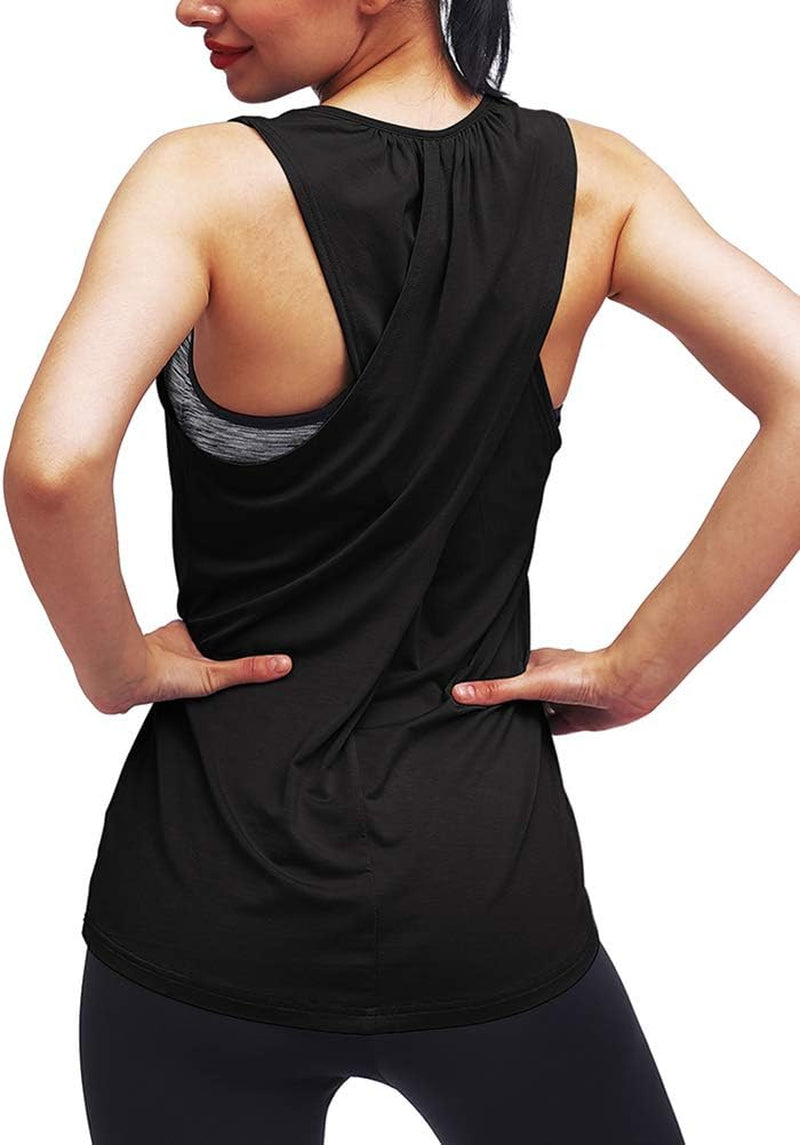 Workout Tops for Women Yoga Shirts Athletic Tank Gym Clothes