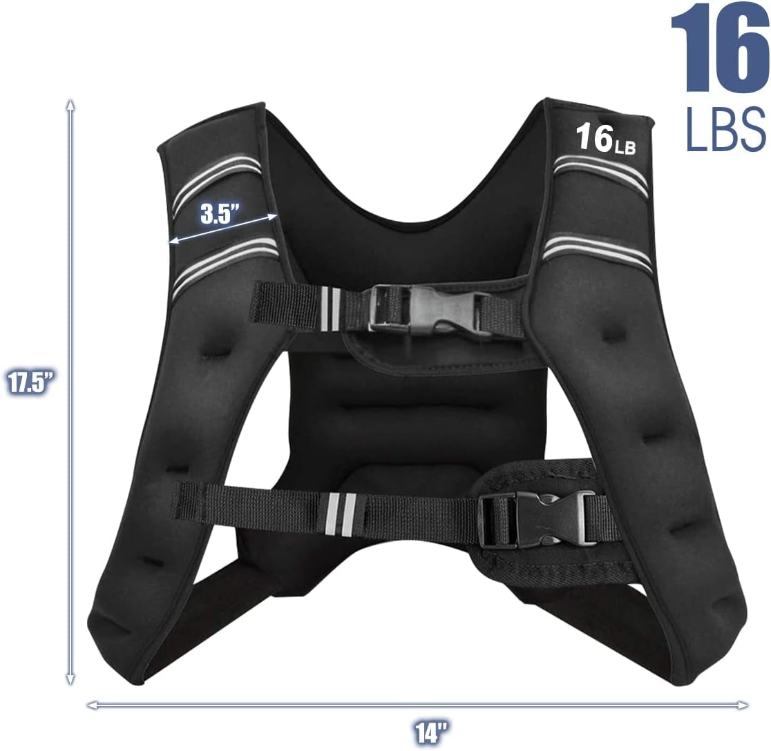 Weighted Vest for Women Men Kids, 16Lb/20Lb/30Lb Body Weight Vests