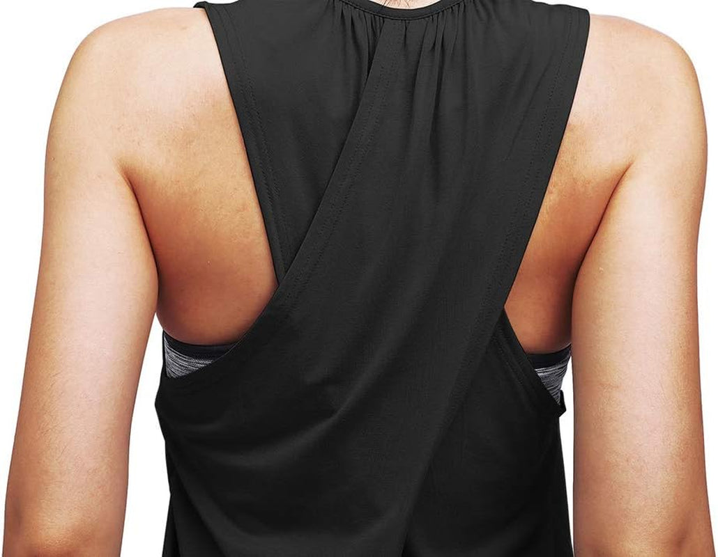 Workout Tops for Women Yoga Shirts Athletic Tank Gym Clothes