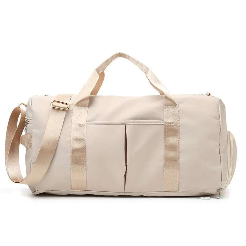 Unisex Waterproof Gym Bag, Casual Sports Bag with Shoe Compartment and Wet-Dry Separation, Ideal for Training, Swimming, Yoga and Weekend Travel