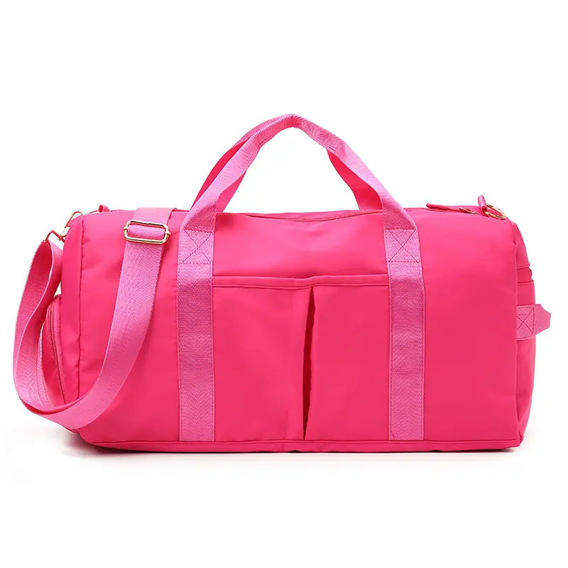 Unisex Waterproof Gym Bag, Casual Sports Bag with Shoe Compartment and Wet-Dry Separation, Ideal for Training, Swimming, Yoga and Weekend Travel