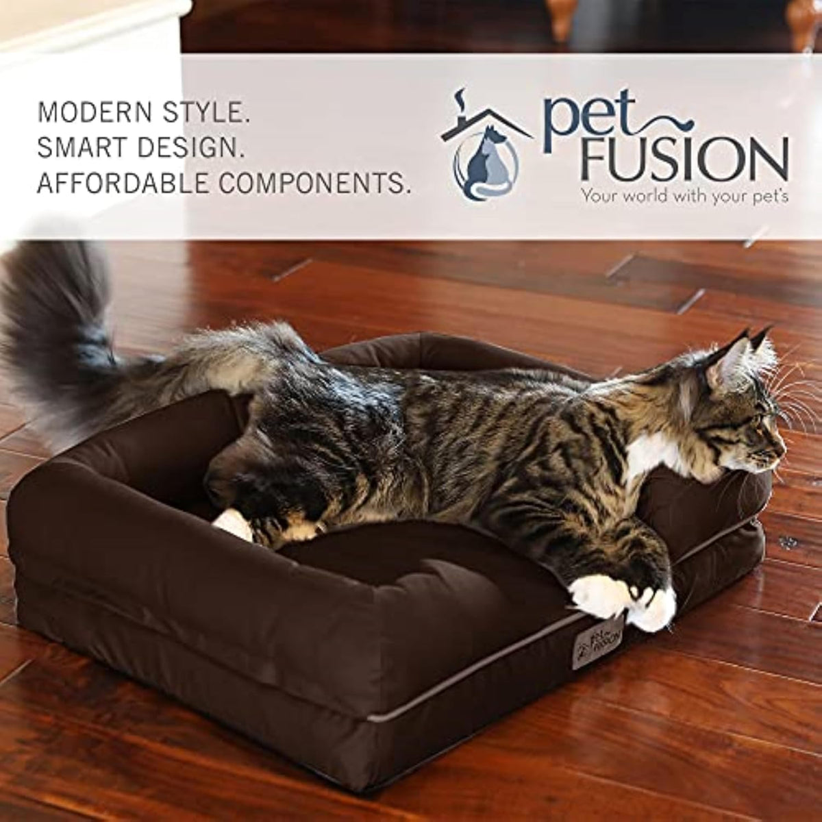 Ultimate Dog Bed, Orthopedic Memory Foam, Waterproof Cover Liner