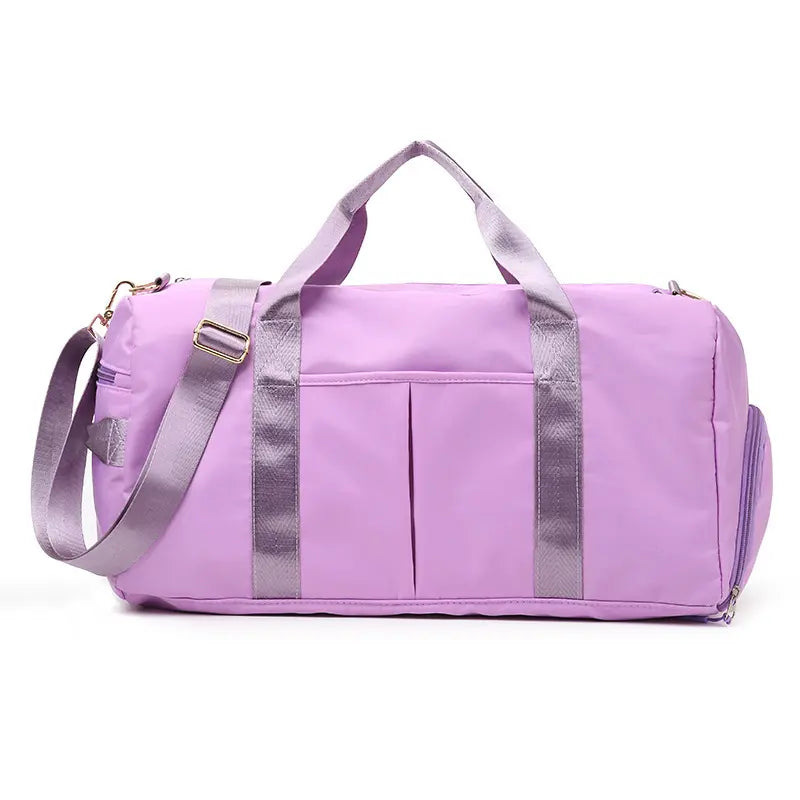 Unisex Waterproof Gym Bag, Casual Sports Bag with Shoe Compartment and Wet-Dry Separation, Ideal for Training, Swimming, Yoga and Weekend Travel