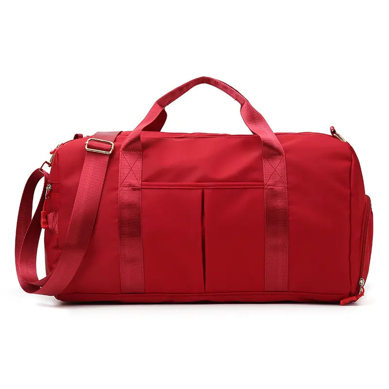 Unisex Waterproof Gym Bag, Casual Sports Bag with Shoe Compartment and Wet-Dry Separation, Ideal for Training, Swimming, Yoga and Weekend Travel