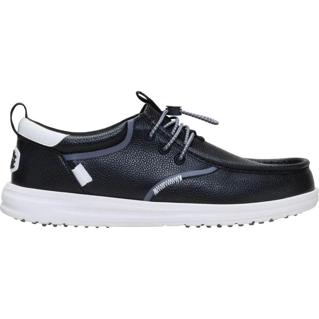 HEYDUDE Wally Golf Classic Toggle - Comfortable Slip on Shoes with Toggle Lock